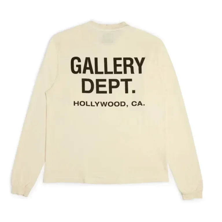 Gallery Dept. Souvenir L/S T-shirt Cream