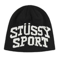 Stussy Sport Jacquard Skullcap Beanie Black