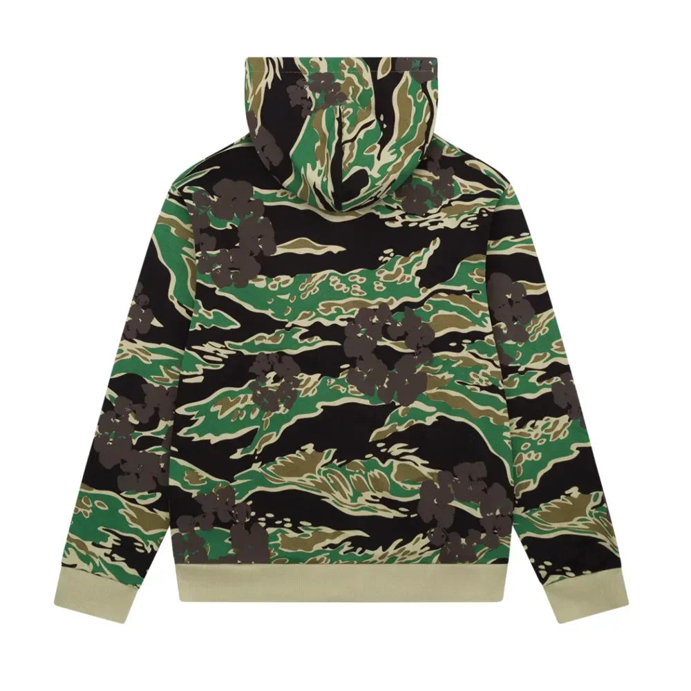 Denim Tears The Cotton Wreath Zip Sweatshirt Green Camo