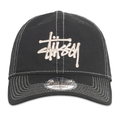 Stussy New Era 9Twenty Basic Trucker Black