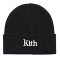 Kith Serif Beanie Black
