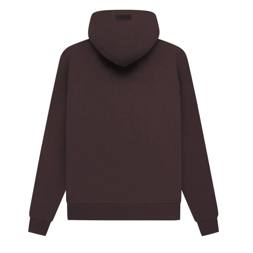 Fear Of God Essentials Waffle Raglan Hoodie Plum