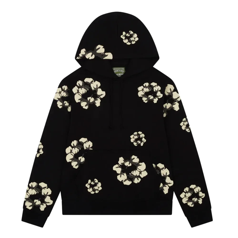 Denim Tears x CPFM Cactus Tears Wreath Hoodie Black