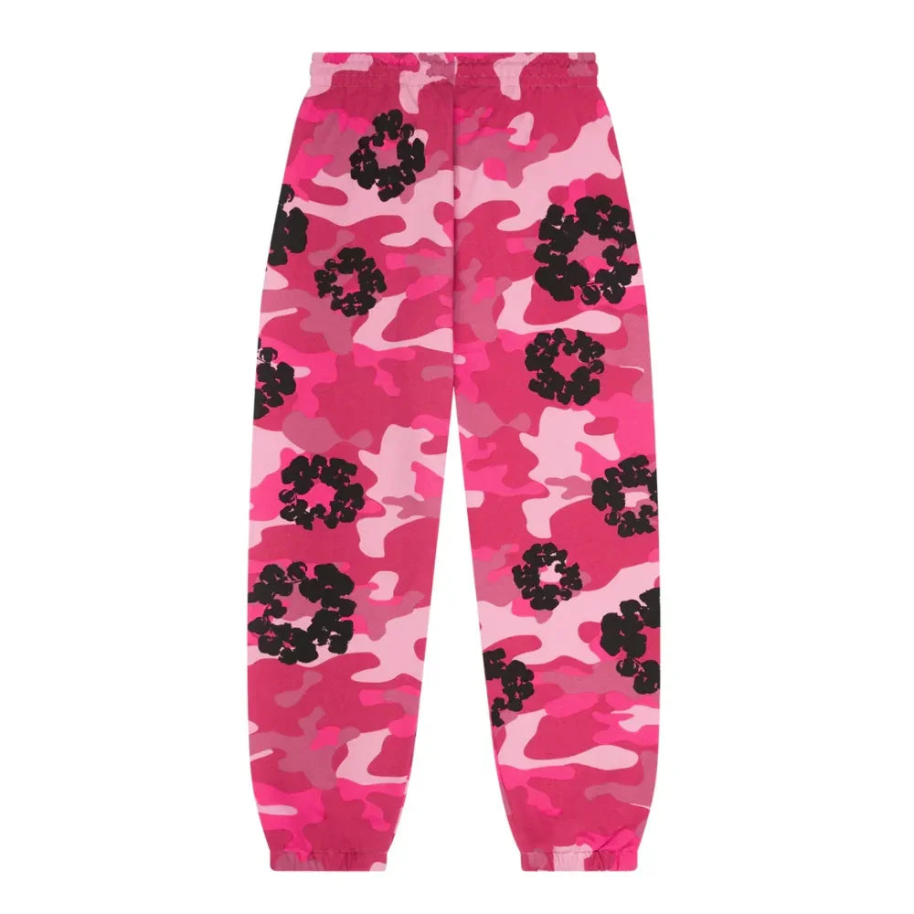 Denim Tears The Cotton Wreath Sweatpant Pink Camo